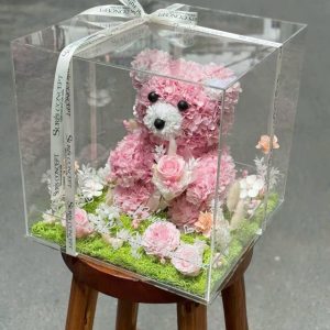 Hộp Hoa Hình Động Vật – Hoa Tươi Tạo Hình Dễ Thương, Quà Tặng Độc Đáo